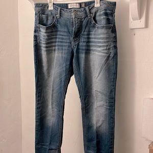 Dark blue faded nomad jeans,36R, slim fit